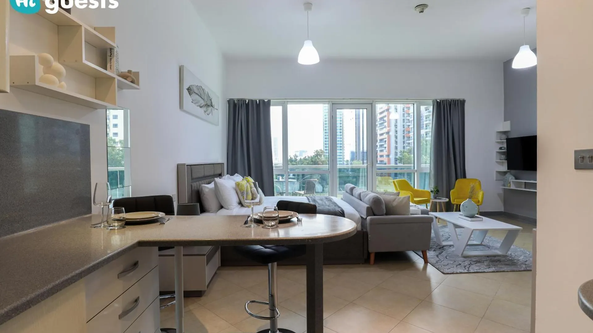 شقة Higuests - City Chic Studio At Madison Residency Close Metro دبي